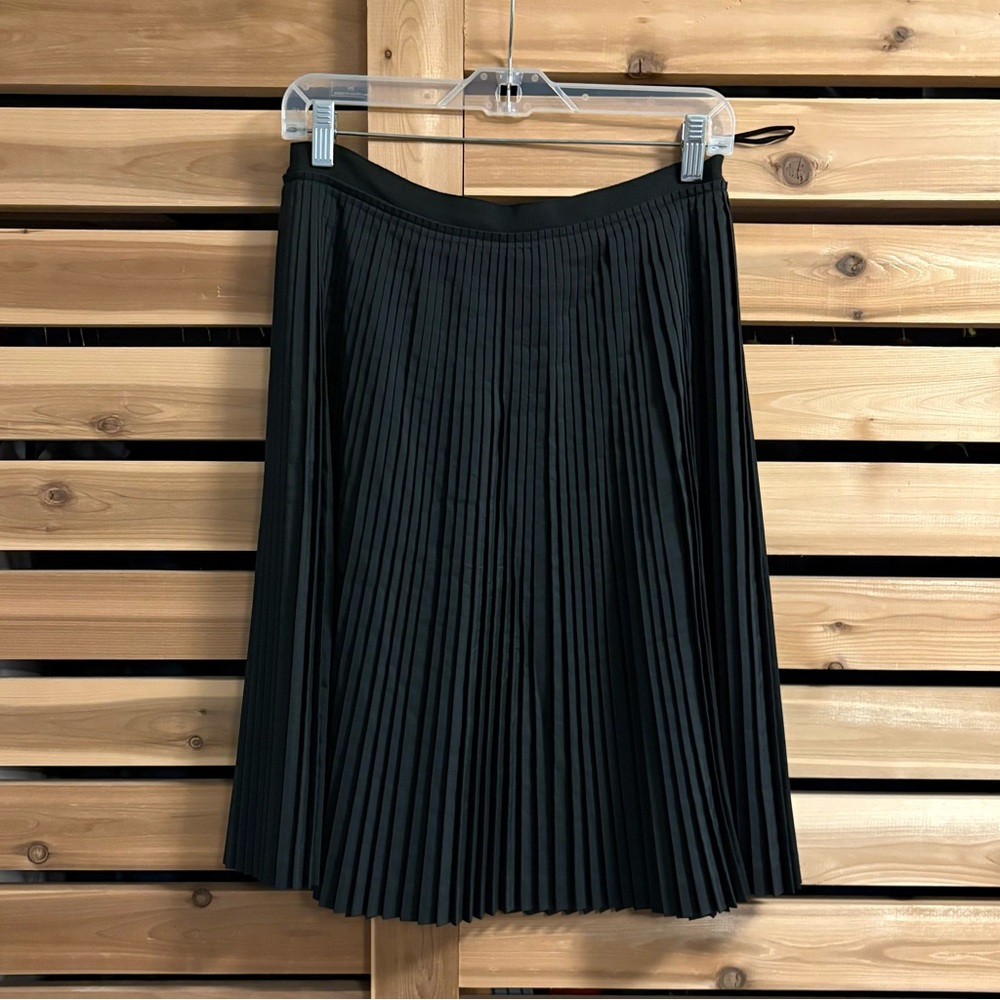 Banana Republic Black Accordion Pleat Skirt